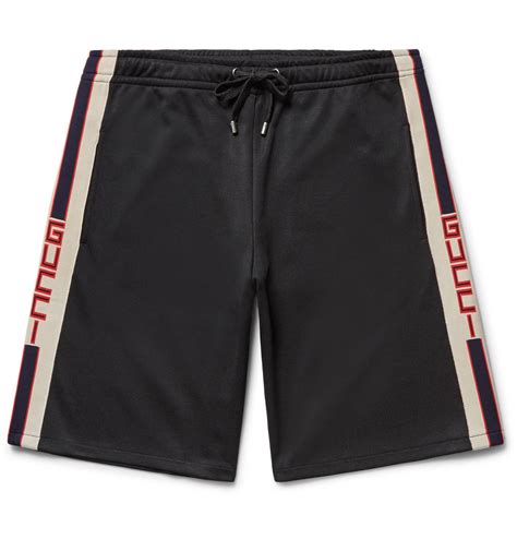 short gucci homme noir|gucci shorts for men.